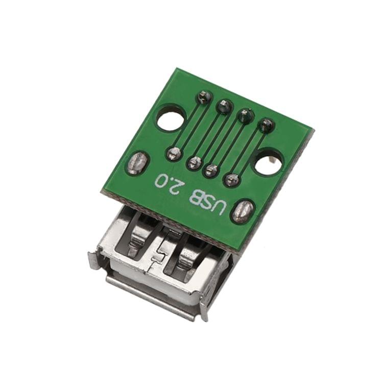 DIY Type A Female USB to 2.54mm DIP 4P Adapter Module