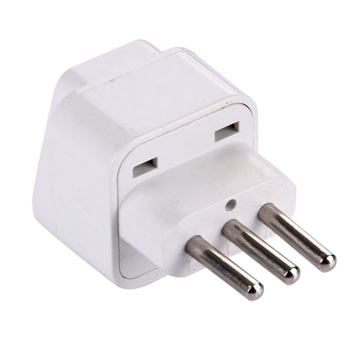 Plug Adapter, Travel Power Adaptor with Italian Plug(White)