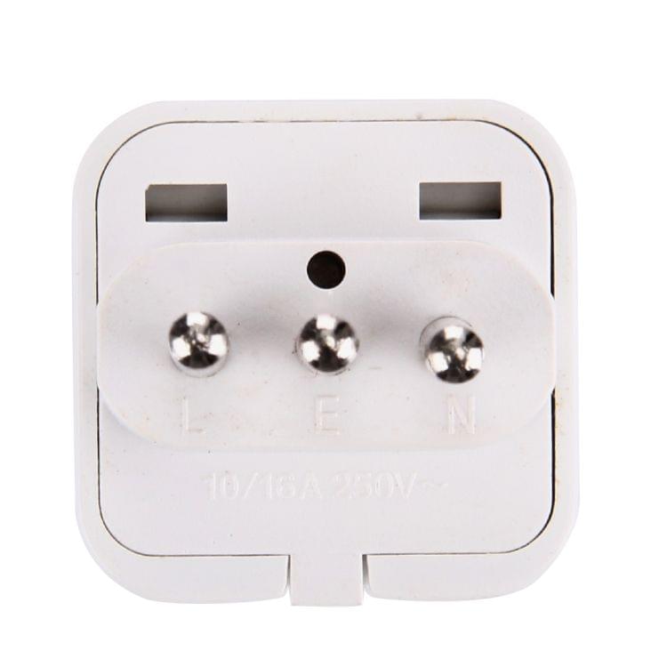 Plug Adapter, Travel Power Adaptor with Italian Plug(White)