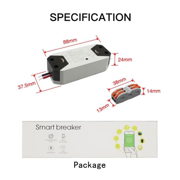 DIY WiFi Smart Light Switch Timer Universal Breaker Wireless Remote Control Works with Alexa Google Home Smart Home Automation