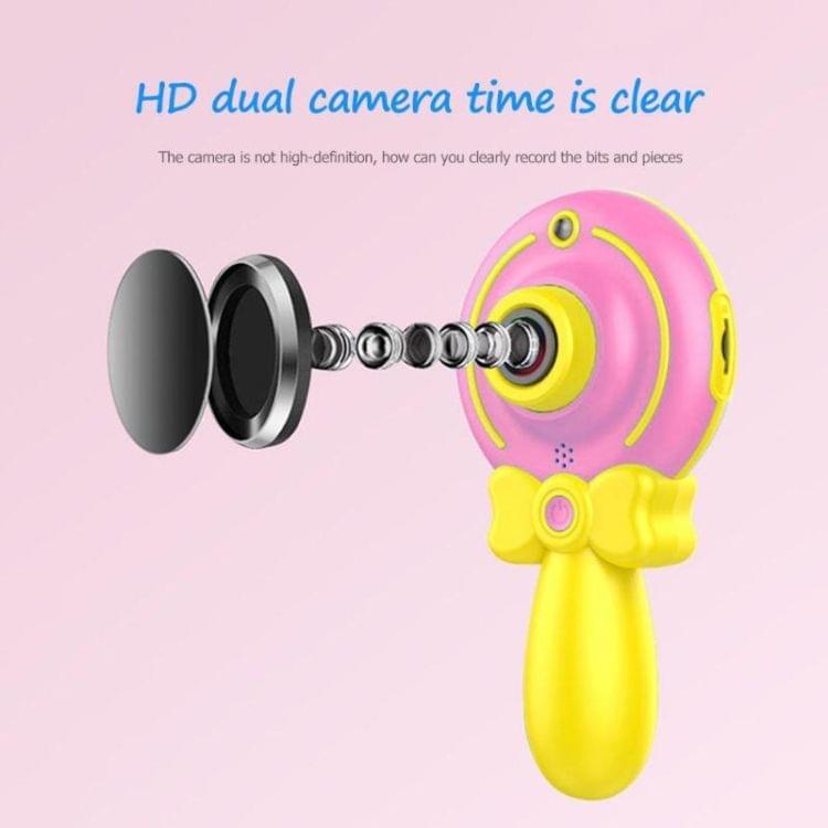 8.0 Mega Pixel Dual-Camera Magic Wand Digital SLR Camera for Children with Flash Light(Pink)