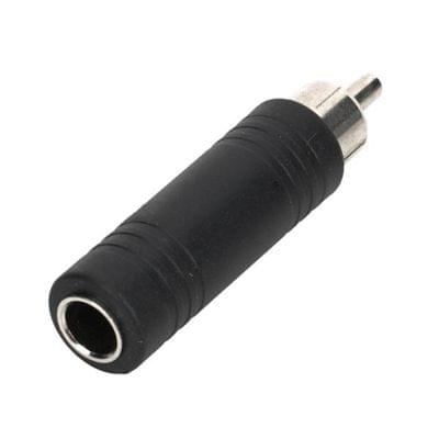 RCA Male to 6.3mm Female Adapters (10 Pcs in One Package, the Price is for 10 Pcs)