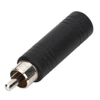 RCA Male to 6.3mm Female Adapters (10 Pcs in One Package, the Price is for 10 Pcs)