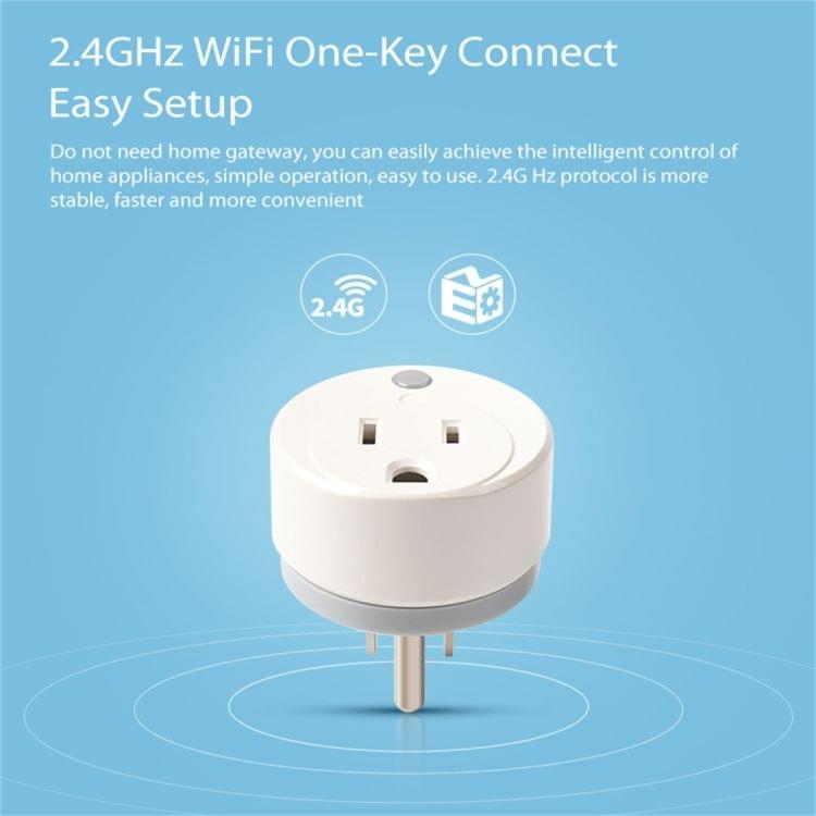 NEO NAS-WR02W WiFi US Smart Power Plug,with Remote Control Appliance Power ON/OFF via App & Timing function
