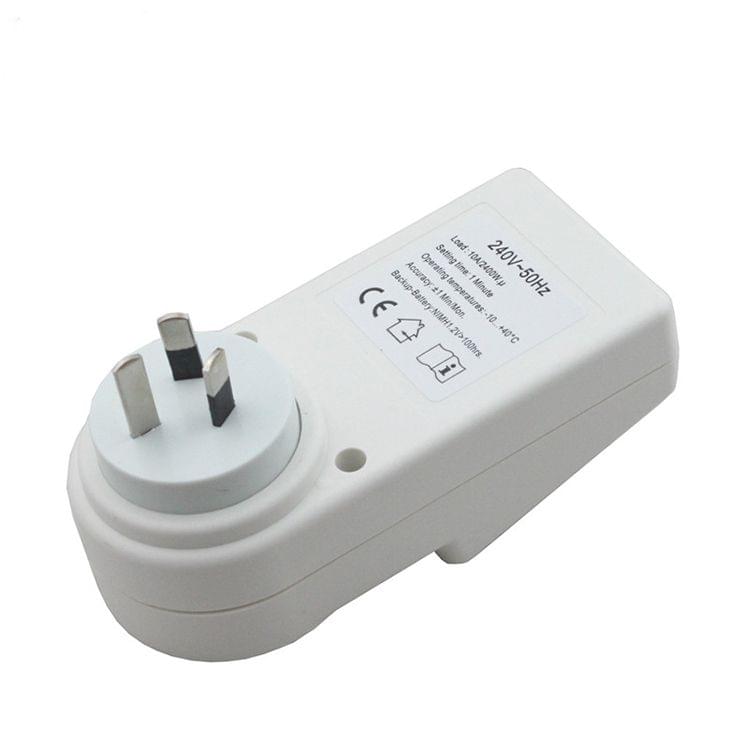 AC 240V Smart Home Plug-in LCD Display Clock Summer Time Function 12/24 Hours Changeable Timer Switch Socket, AU Plug