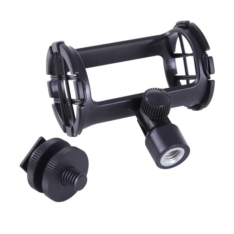 BOYA BY-C04 Camera Microphone Shockmount with Hot Shoe Mount for PVM1000 PVM1000L Microphone(Black)\t \t\t \t
\t
\t\t\t\t \t\t\t\t ()