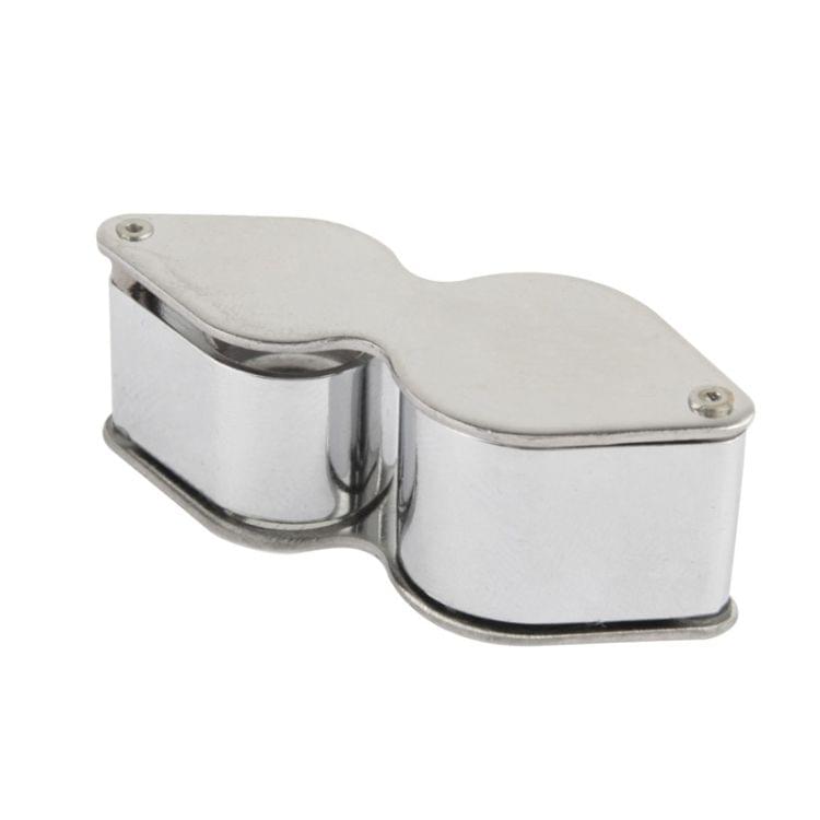 10X - 20X Portable & Rotatable Handheld Jewelry Loupe Magnifier Reading Magnifier (MG22181)(Silver)