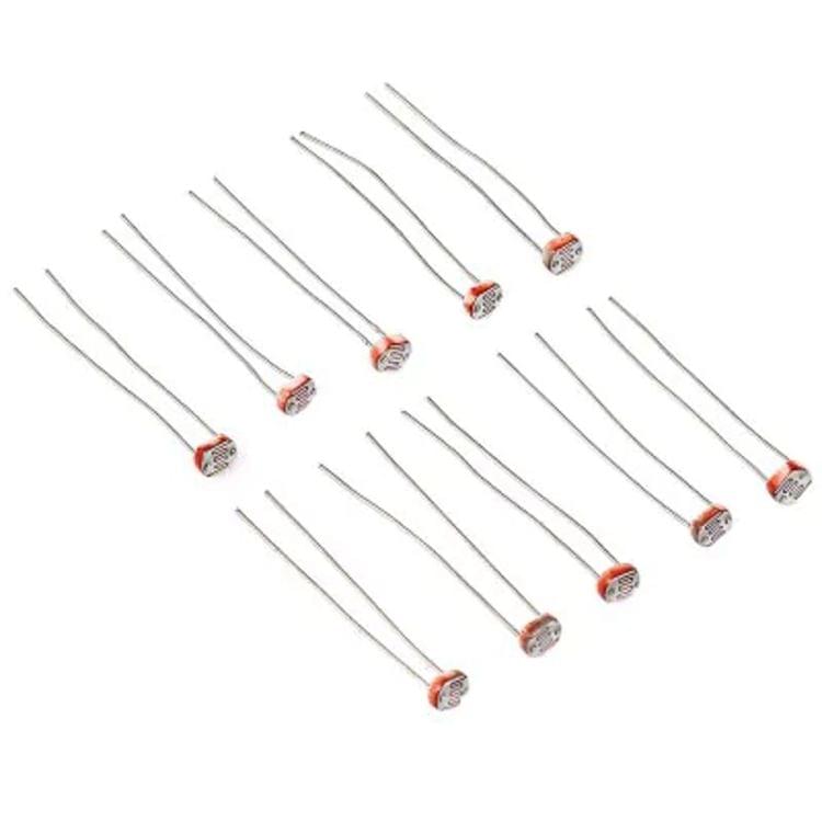 10 PCS Electronic Component Photoresistor for DIY Project