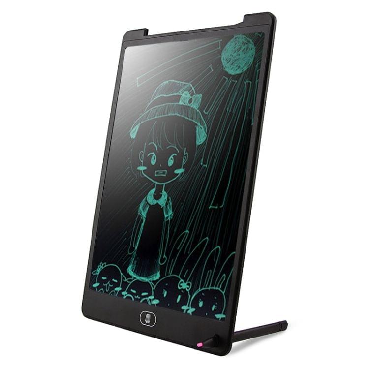 CHUYI Portable 12 inch LCD Writing Tablet Drawing Graffiti Electronic Handwriting Pad Message Graphics Board Draft Paper with Writing Pen, CE / FCC / RoHS Certificated(Black)