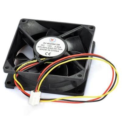 AV-8025M12B DC 12V 0.2A Brushless Cooling Fan