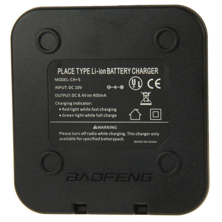 Battery Charger for Walkie Talkie(Black)