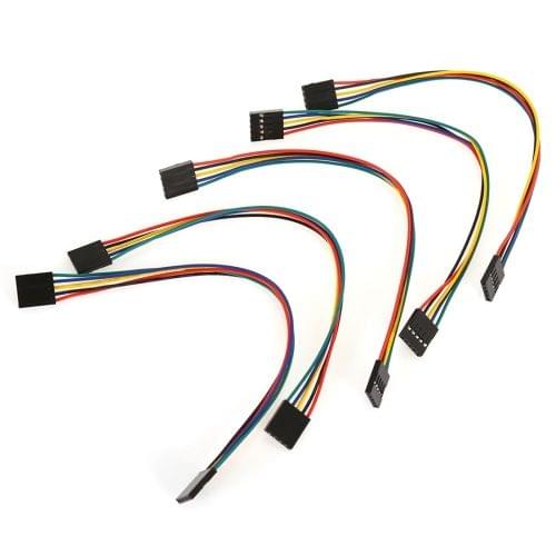 5 PCS 21cm LDTR-YJ010 5 Pin Jumper Cable Female to Female Dupont Wire for Arduino\t \t\t \t
\t
\t\t\t\t \t\t\t\t ()
