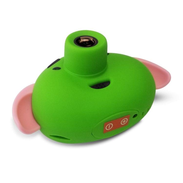 Cartoon Pig 0.3 Mega Pixel Dual-Camera 1.8 inch Screen Digital Camera for Children(Green)