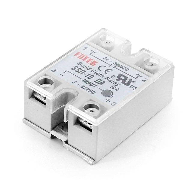 SSR-10DA AC 24-380V Solid State Relay for PID Temperature Controller
