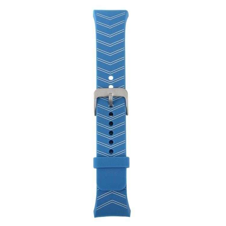 For Samsung Gear S2 Watch Silk Printing Silicone Watchband(Blue)
