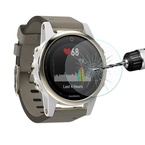 ENKAY Hat-Prince for Garmin Fenix 5S Smart Watch 0.2mm 9H Surface Hardness 2.15D Curved Edge Tempered Glass Film