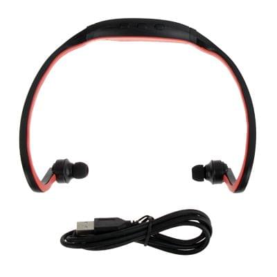 Sport MP3 Player Headset with TF Card Reader Function, Music Format: MP3 / WMA / WAV(Red)