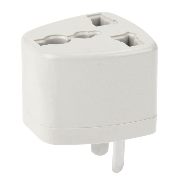 Plug Adapter, Travel Power Adaptor with AU Socket Plug(White)