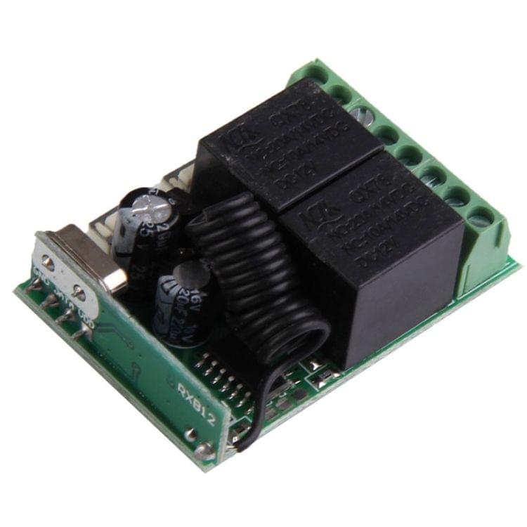 DC 12V 2CH Channel Wireless RF Remote Control Switch Transmitter + Receiver
