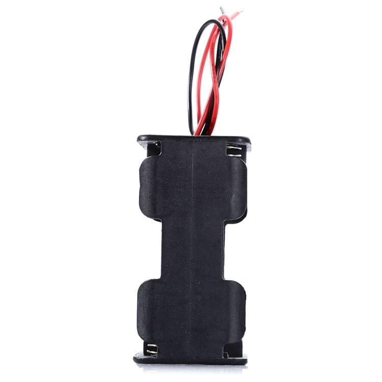 LandaTianrui LDTR-DJ003 6 x AA Batteries Case Storage Holder with 15cm Cable for Arduino(Black)