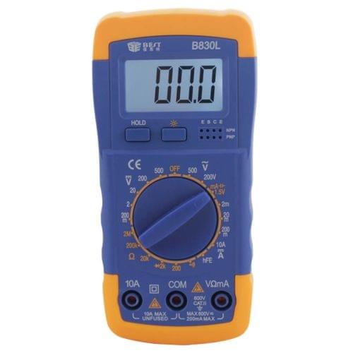 BEST BST- B830L 9V LCD Screen Display Digital Multimeter