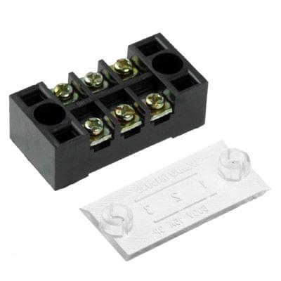 TB-1503L 600V 15A Double Row 3 Position Terminal Connector (15A / 3P)