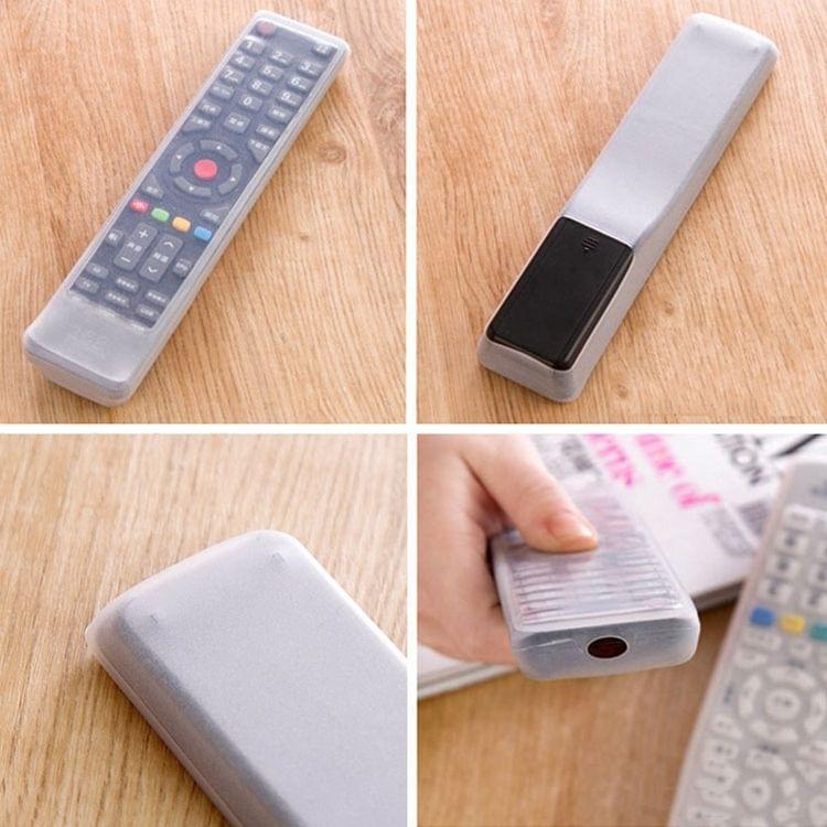 5 PCS Short Design Air Conditioning Remote Control Silicone Protective Cover, Size: 12.4*4.5*2.2cm