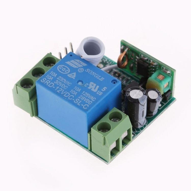 DC 12V 10A 1CH Wireless RF Remote Control Switch Transmitter + Receiver