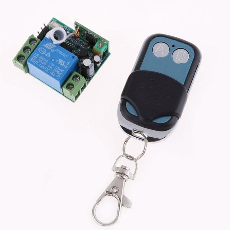 DC 12V 10A 1CH Wireless RF Remote Control Switch Transmitter + Receiver