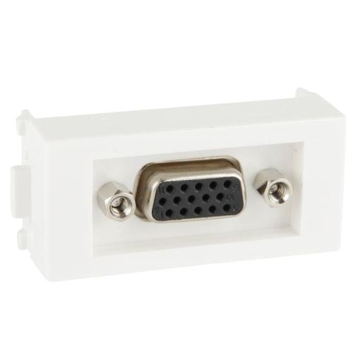 VGA 15 Pin Female to VGA 15 Pin Female Wall Plate