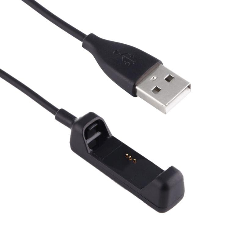 For Fitbit Flex 2 Replacement USB Charger Cable Charging Cord Line Tracker Wristband with Reset Function, Cable Length: about 17cm(Black)