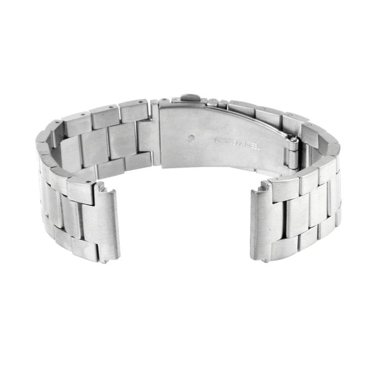 Stainless Bead Hidden Butterfly Buckle Closure Replacement Strap Bracelet Band for Huawei Watch