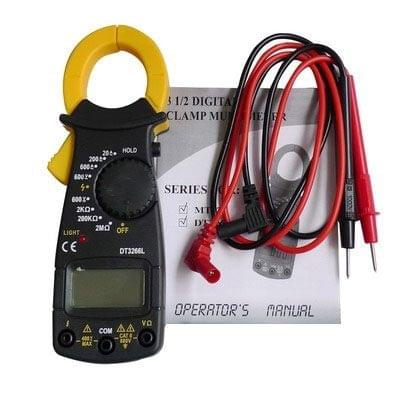 3 1/2 Digital Clamp Meter, Max Reading of 1999