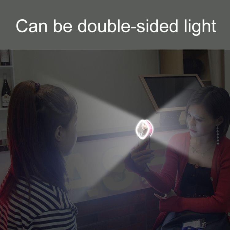 RK20 Mini and Portable Selfie Artifact 3 Levels of Brightness Cold and Warm Light Fill Light