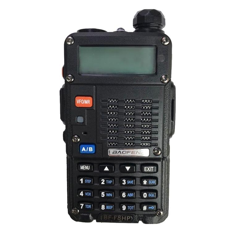 BaoFeng BF-F8HP 8W Dual Band Two-Way Radio VHF UHF Handheld Walkie Talkie, EU Plug(Black)