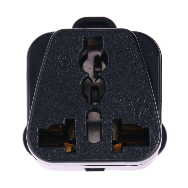 Portable Universal Socket to (Large) South Africa Plug Power Adapter Travel Charger (Black)
