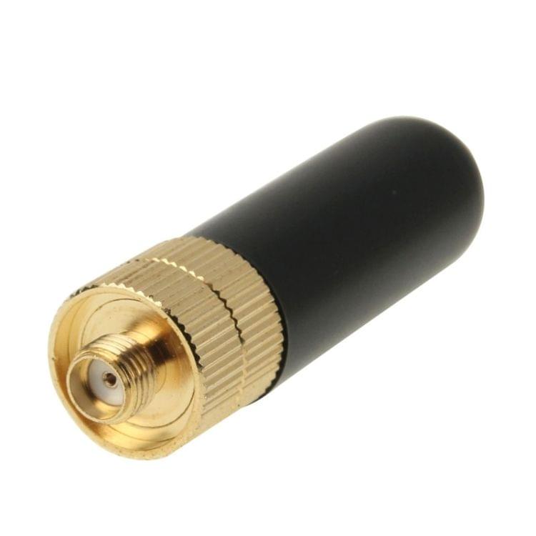 SRH805S Shortest SMA-F Perempuan VHF + UHF Dual Band Handheld Radio Antena, Antenna Length: 4.5cm