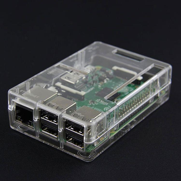 LDTR - WG0012 ABS Case Protective Box Compatible with Raspberry Pi 2 Model B / B + - Transparent