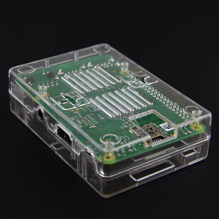 LDTR - WG0012 ABS Case Protective Box Compatible with Raspberry Pi 2 Model B / B + - Transparent