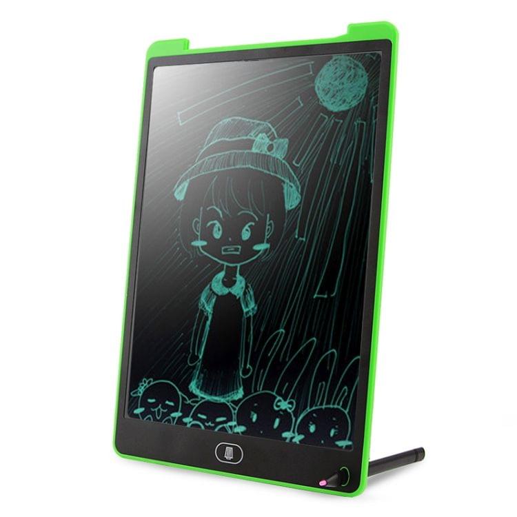 CHUYI Portable 12 inch LCD Writing Tablet Drawing Graffiti Electronic Handwriting Pad Message Graphics Board Draft Paper with Writing Pen, CE / FCC / RoHS Certificated(Green)