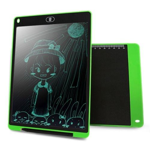 CHUYI Portable 12 inch LCD Writing Tablet Drawing Graffiti Electronic Handwriting Pad Message Graphics Board Draft Paper with Writing Pen, CE / FCC / RoHS Certificated(Green)