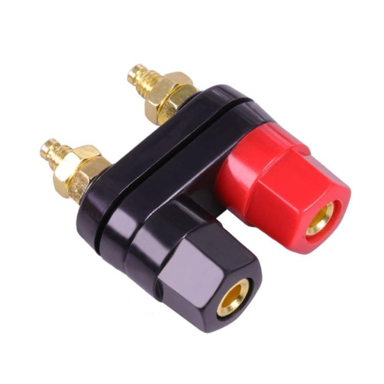 2 Pin 25A Couple Terminals Connector Plugs for Speaker Amplifier Plug Jack