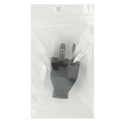 US Plug Male AC Wall Universal Travel Power Socket Plug Adaptor(Black)