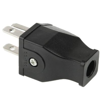 US Plug Male AC Wall Universal Travel Power Socket Plug Adaptor(Black)