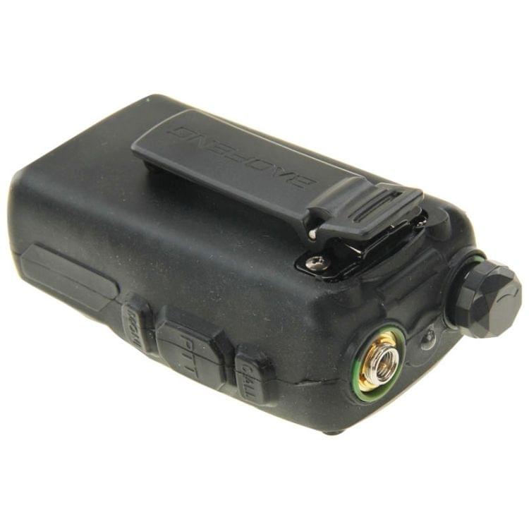 Pure Color Silicone Case for UV-5R Series Walkie Talkies(Black)