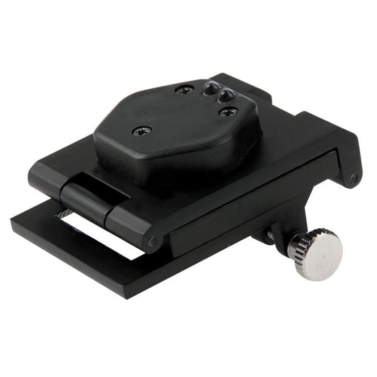 Mini Desk Style 10x Magnification Loupe Metal Antique Magnifier(Black)