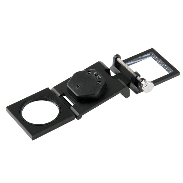 Mini Desk Style 10x Magnification Loupe Metal Antique Magnifier(Black)