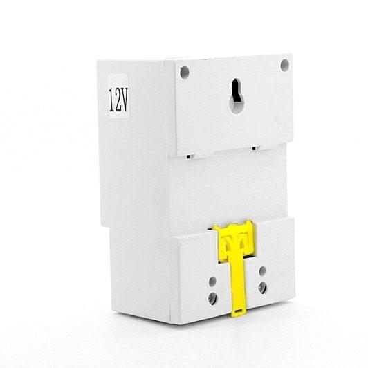TB-125 12V LCD Digital Display Microcomputer Timer Control Switch(White)