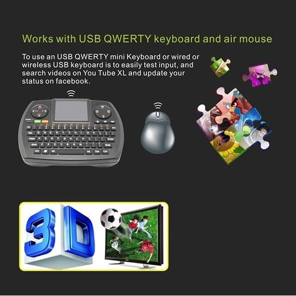 MK809IV Mini PC Android 4.4.2 TV Stick Dongle, CPU: RK3188 Quad Core, 2GB RAM + 8GB ROM, Support WIFI + HDMI + Bluetooth
