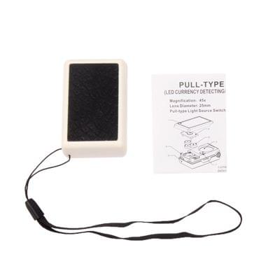 Pull-Type 45X Jewelry Magnifier(White)